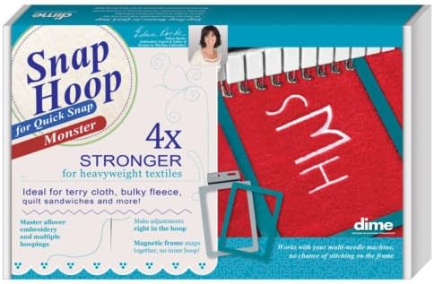 Baby Lock and Brother 5" x 7" (with adapter) Snap Hoop Monster for Quick Snap