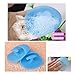 Silicone Travel Bottles with Facial Brush, Edoking TSA Airline Carry-On Approved FDA Certification Three Leakproof Walls Strong Adsorption and Hanger Design( 3oz 4 Pack)