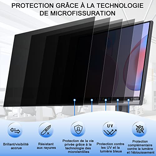 Mamol - Privacy Filter 23.8 inch Laptop Screen Protector 23.8 Inch PC Screen Protector 16:9 Widescreen Computer Monitor