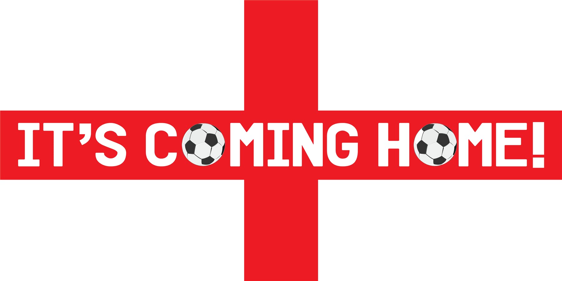 Its Coming Home Beach Towel - England Football Design - 70 x 140cm - 100% Cotton