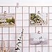 Zosenley Rose Gold Photo Hanging Display, Wall Grid Panel for Display Decoration & Storage, Size 37.8