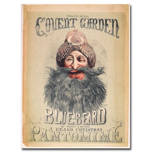 Blue Beard, 1860 by Matthew Morgan, 16x24-Inch Canvas Wall Art