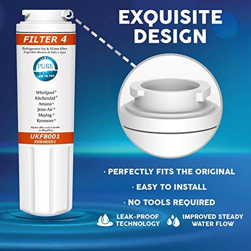 PureLife Filter 4 UKF8001 Refrigerator Ice&Water PREMIUM Replacement