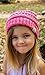 Funky Junque Toddler Pom Beanie – Warm Kids Winter Hat for Ages 1–4, Cozy Knit Snow Beanies for Baby Boys & Girls - 4 Tone Mix - a Hot Pink, Red, Baby Pink, Fuschia