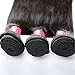 LanQi Brazilian Virgin Hair Straight 3 Bundle Deals 100% Remy Straight Human Hair Weave Extensions Brazilian Hair Weaving