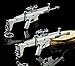 Focux PUBG Playerunknown's Battlegrounds KeyChain Accessories Keychain Charm Souvenir Gifts PUBG (SCAR-L)
