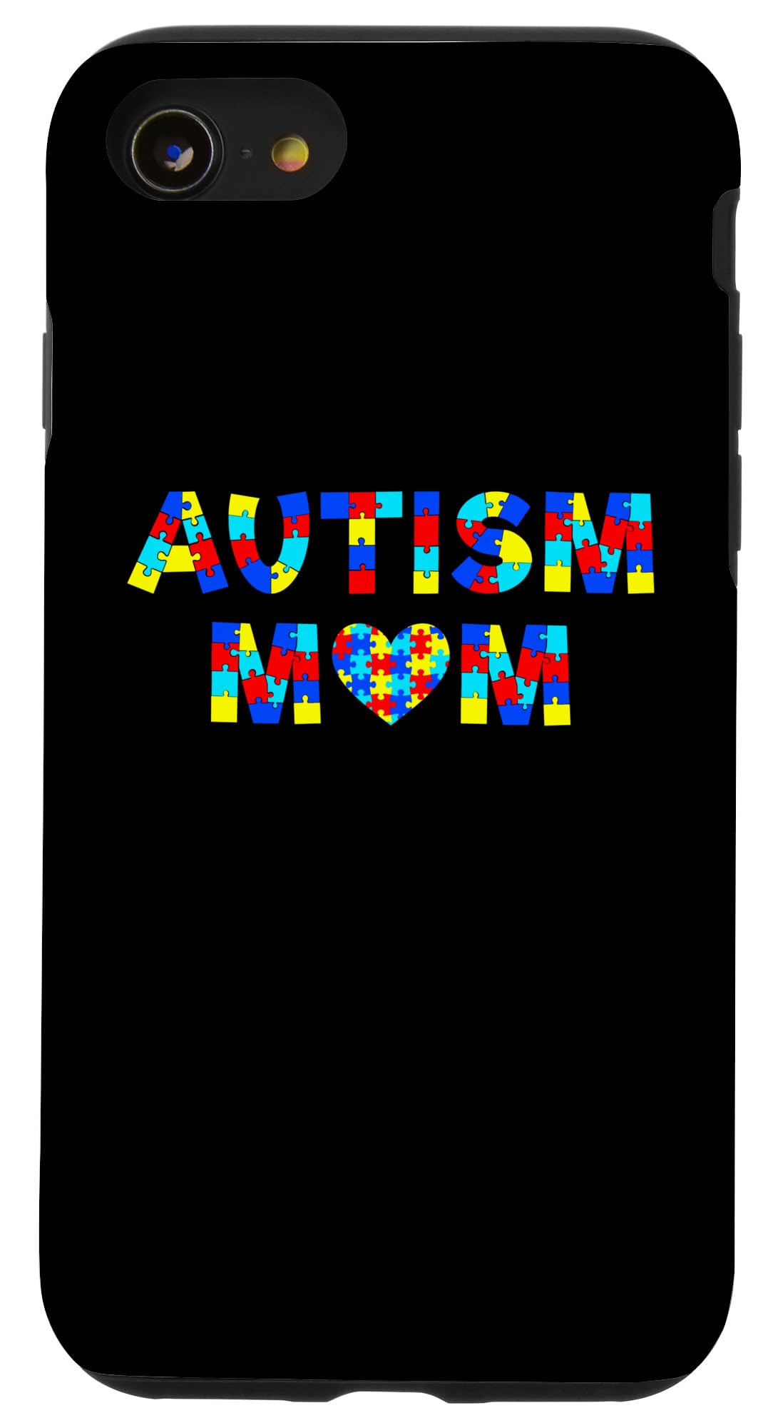 iPhone SE (2020) / 7 / 8 Autism Awareness Autism Mom Puzzle Graphic ADHD Support Case