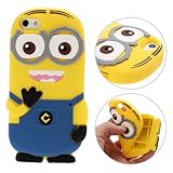 3D Despicable Me II Minions Style Silicone Case for iPhone 5 & 5S (Blue)