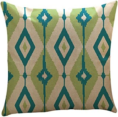 koperras Geometric Multi Color Pillow Cover,45cm x 45cm (18in x 18in),Cushion Cover Throw Home Car Pillow Case