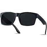 LYZOIT Extra Large Sunglasses for XL Big Wide Heads Mens Polarized XXL Oversized Square Sun Glasses