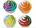 Drhob Icing Piping Bag Nozzle Converter Tri-color Cream Coupler Cake Decorating Tools For Cupcake Fondant Cookie 3 Hole 3 Color