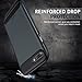 ESR iPhone 8 Plus, iPhone 7 Plus Case, Rugged Heavy Duty Bumper Armor Case 360 Protective Shock-Absorption Cover, Hard PC Back with Flexible TPU Bumper Case for iPhone 8 Plus/7 Plus(Black)
