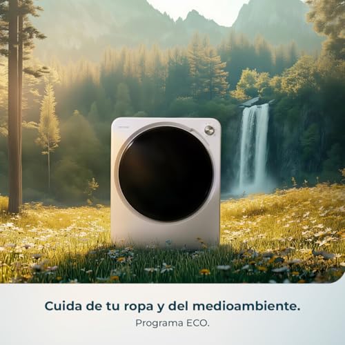 Mini Secadora de Evacuación 2,5Kg Bolero DressCode Dry 3150V. 950W, 6 Programas, Programa ECO, Control Knob Intuitivo, Secado Rápido y Eficiente, Ideal Espacios Pequeños, Blanco