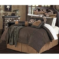 HiEnd Accents Caldwell Western Comforter Set, King - WS4002SK