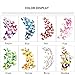 JYPHM 24PCS Butterfly Wall Decal Removable Refrigerator Magnets Mural Stickers 3D Wall Stickers for Kids Home Room Nursery Decoration Wall Art Green