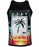 California Republic Stay Cali Men's Muscle Tee Tank Top