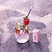 Fundia Collapsible Reusable Stainless Straw - 3 Pack Folding Drinking Straw Stainless Steel Case Food-Grade Portable Set with Cleaning Brush Keychain for Travel and Household