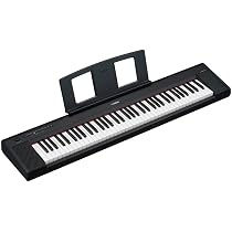 Piano Digital NP 35B Piaggero Preto 76 Teclas com Fonte