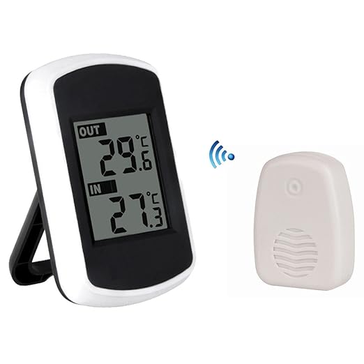 LCD Digital Funk Thermometer Für Den Innen-Außentemperaturmessung