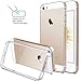 iPhone SE Case,Profer [Anti-Scratches] and [Drop Protection] Soft TPU Gel [Ultra Slim] Flexible Premium Soft Bumper Rubber Protective Case Cover for Apple iPhone SE (2016)-Clear