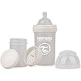 Twistshake Anti Colic Baby Bottles - Premium 180ml/6oz Bottles for a Comfortable Feeding Experience for Baby Care - White