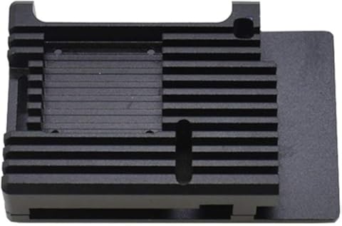 AnamSafdarButt59 para Raspberry Pi 4B Modelo B CNC Aleación de Aluminio Carcasa Metal Armor Shell con disipadores de Calor para Raspberry Pi 4B-NO Ventiladores