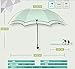 Jenabee Black Vinyl Underneath Parasol Bowknot Sun Block Umbrella Sun-Proof Rain Umbrellas UV Protective