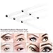 Anself Eyebrow Ruler Permanent Eyebrow Grooming Stencil Shaper Acrylic Eyebrow Measure Tool Makeup Ruler Reusable