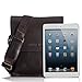 OFTEN Men Shoulder Bag,Leather Messenger Handbag Crossbody Bag for Men Purse iPad Bag for Business Office Work School(Vertical,DBR)