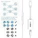 iPhone Splitter Audio Charge for iPhone X,iPhone 8/8Plus,iPhone 7/7Plus, Renrencoo 2 in 1 Lightning Headphone Adapter Support iOS 10.3 iOS 11