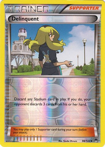 Pokemon – Delinquent (98/122) – XY Breakpoint – Reverse Holo