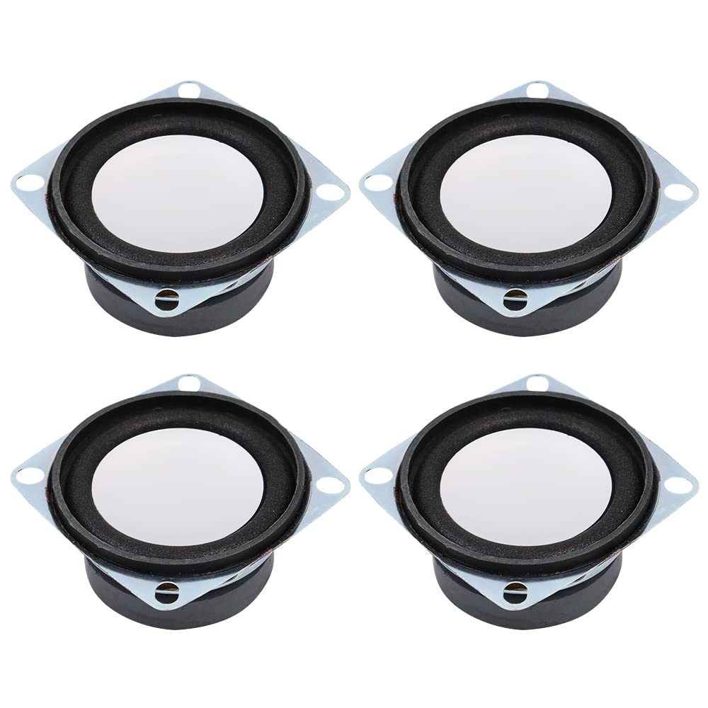 Hsthe Sea 4 PCS square Micro Speaker Diameter 2" 4ohm 3W Audio Speaker Stereo Woofer Loudspeaker for Arduino