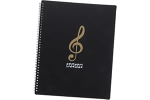 MILISTEN A4 Music Sheet File Paper Storage Folder Writable Documents Holder Blank Sheet Files Storage Blank Sheet Organizer f