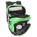 JINX Minecraft Creepy Creeper Kids School Backpack, Green, 17