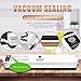 Welhunter Vacuum Sealer,Food Vacuum Packing Machine with Vacuum Hose Automatic Vacuum Sealing System for Dry Food Preservation or Compact Things