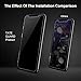 [Privacy Proof][Case Friendly] iPhone X, iPhone 10 Screen Protector, [Anti Spy] Tateguard iPhone X Tempered Glass Screen Protector [Easy Install] [Bubble Free] [Anti Scratch] with A Free Back Cover