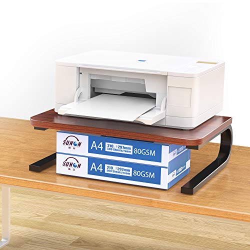 image for Wood Monitor Stand - Computer Monitor Stand Riser with 14.5 Inch Wood 