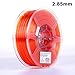 eSUN 3D 3mm PETG Orange Filament 1kg (2.2lb), PETG 3D Printer Filament, Actual Diameter 2.85mm +/- 0.05mm, Semi-Transparent Orange