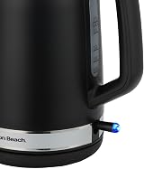 Hamilton Beach Ella Set Kettle 1.7L and 2-Slice Toaster Black HBELLAMB view 6