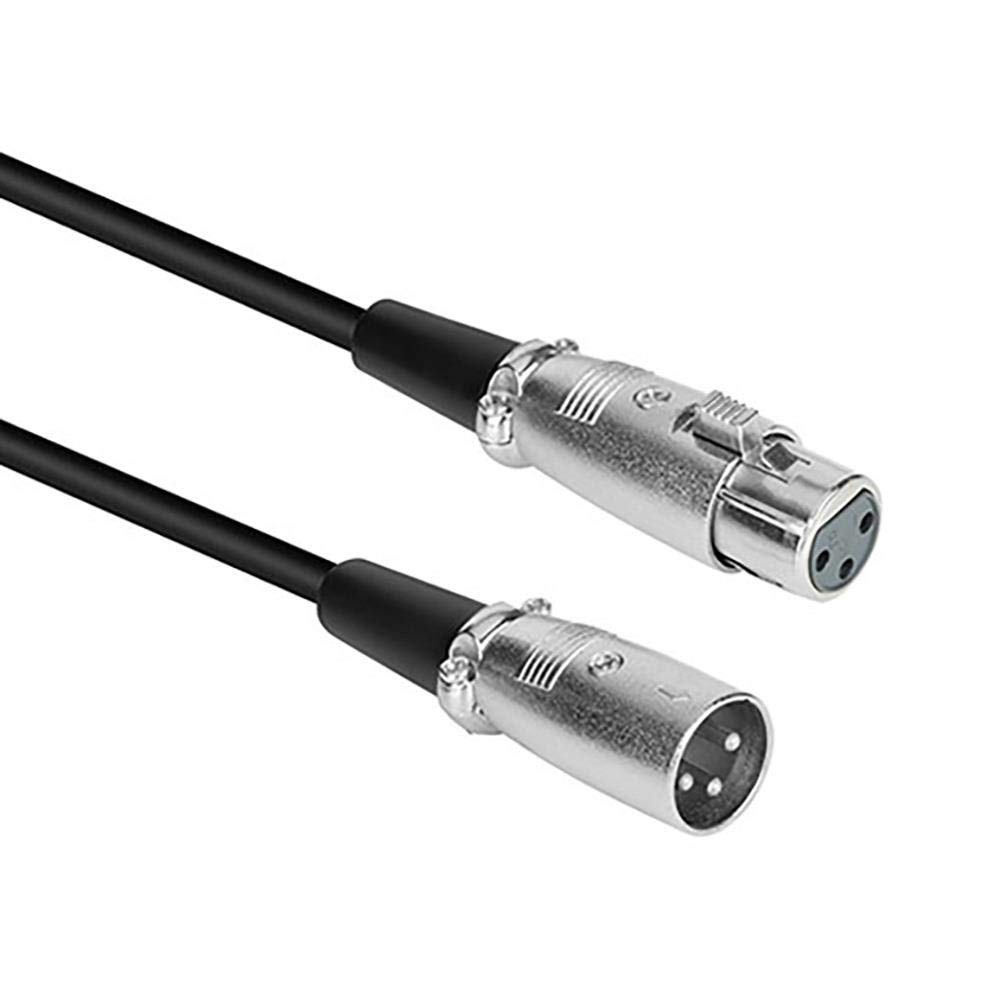 Boya XLR Cable, Microphone XLR Male to Female Extension Cable XLR Jack Extender Cord for PA System, Studio Recorder, Amplifier, Mixer, Speaker System, or Professional Recording, Playing Live (3m)