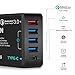 DUMVOIN 3.0 Quick Charge Type C Multi Port USB Charger with Qualcomm 3.0 Technology for Smartphones