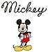 Wrights Products Disney Iron-On Mickey Mouse Body with Script Applique