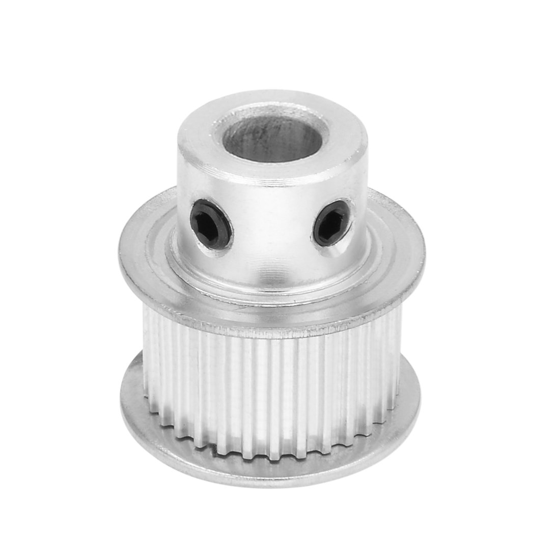 sourcingmap Aluminum 30 Teeth 6.35mm Bore 2.032mm Pitch Timing Belt Pulley for 10mm Belt