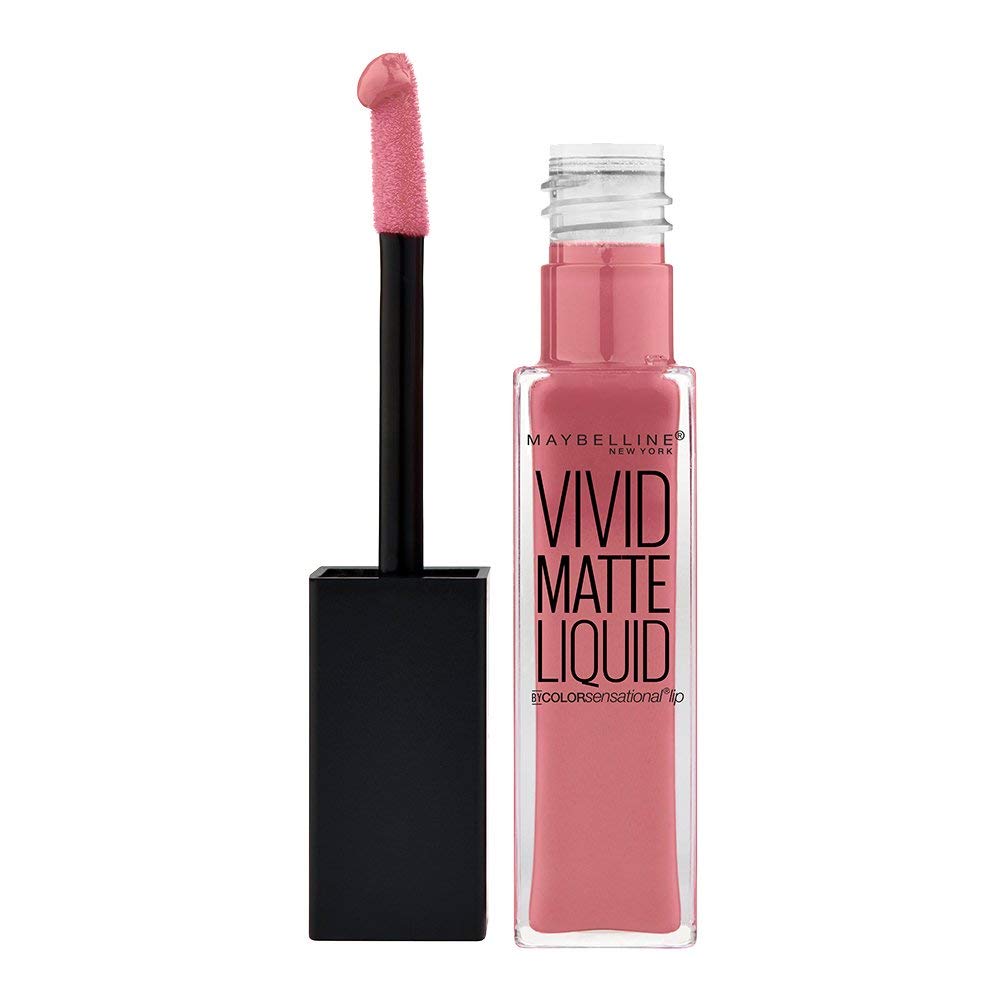 Maybelline Color Sensational Vivid Matte Liquid Lipstick, Number 05 Nude Flush