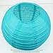 Just Artifacts 10-Inch Turquoise Chinese Japanese Paper Lanterns (Set of 5, Turquoise)