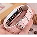 bayite Leather Bands Compatible with Fitbit Alta and Alta HR, Blush Pink 5.5