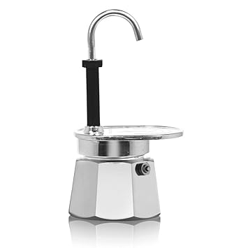 Bialetti 1281 Mini Express 1 Tasse Espressokocher Alu