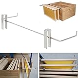 Janolia Beehive Frame Holder, Stainless Steel Beekeeping Frame Lift Support Bracket, Beekeeping Supplies Tool