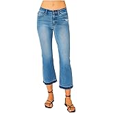 Judy Blue Release Hem Cropped Bootcut Jeans