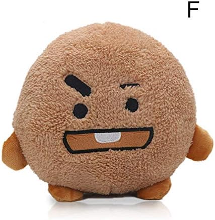 Xinhua488 Cute Cartoon Animal Kpop BTS BT21 Bangtan Boy Plush Stuffed Toy Doll Pillow Cushion Home Decor Fans Gift (SHOOKY)